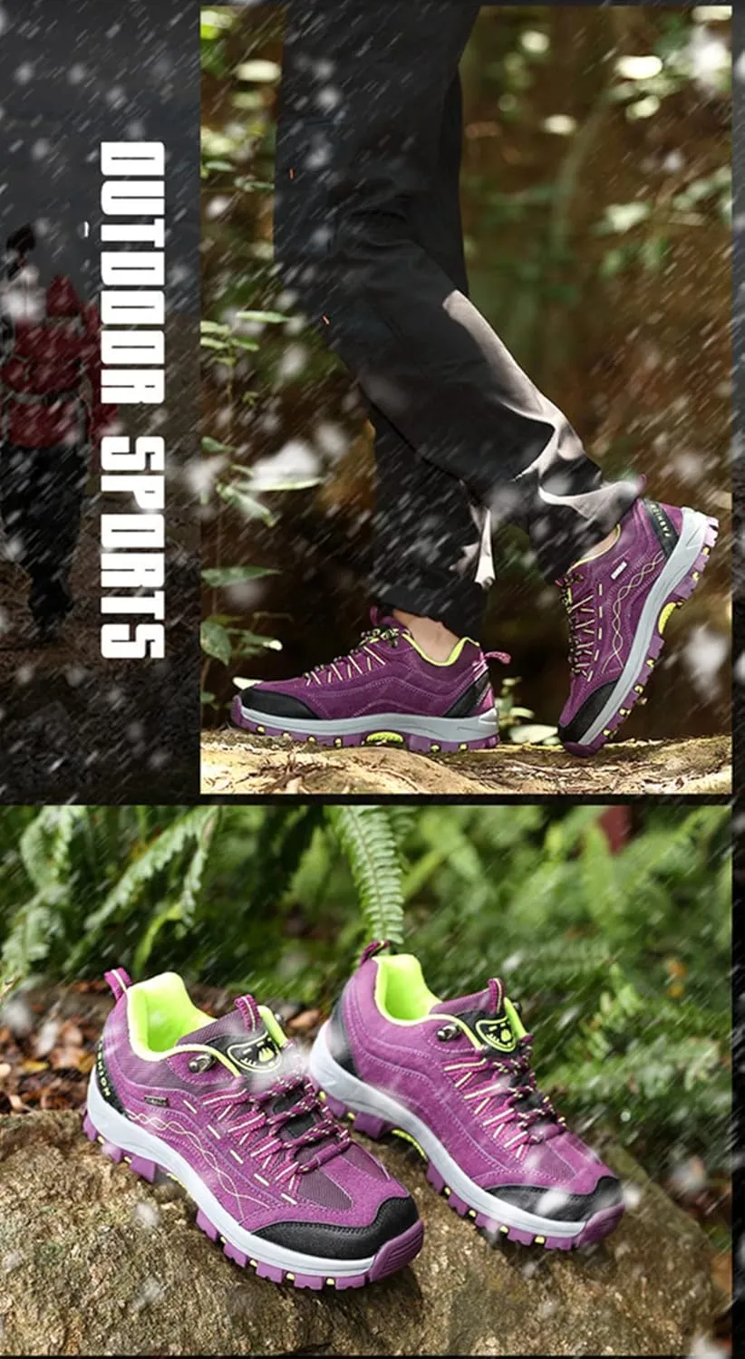 Women's Hiking Shoes Breathable Anti Slip Outdoor Ankle Boots Trekking Sneakers