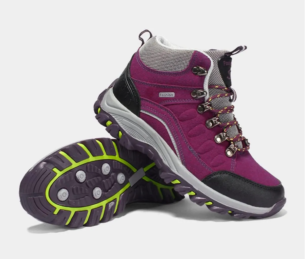 Women's Hiking Shoes Breathable Anti Slip Outdoor Ankle Boots Trekking Sneakers
