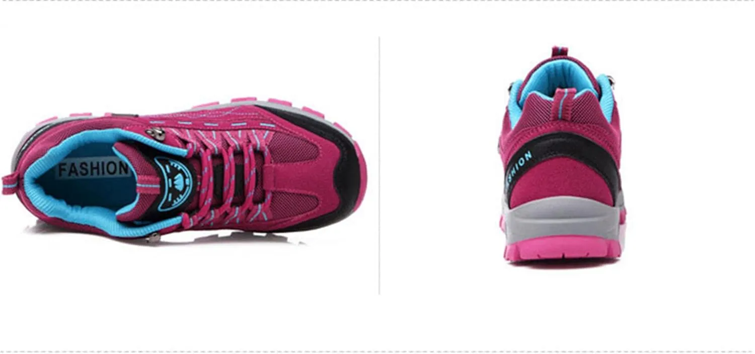 Women's Hiking Shoes Breathable Anti Slip Outdoor Ankle Boots Trekking Sneakers