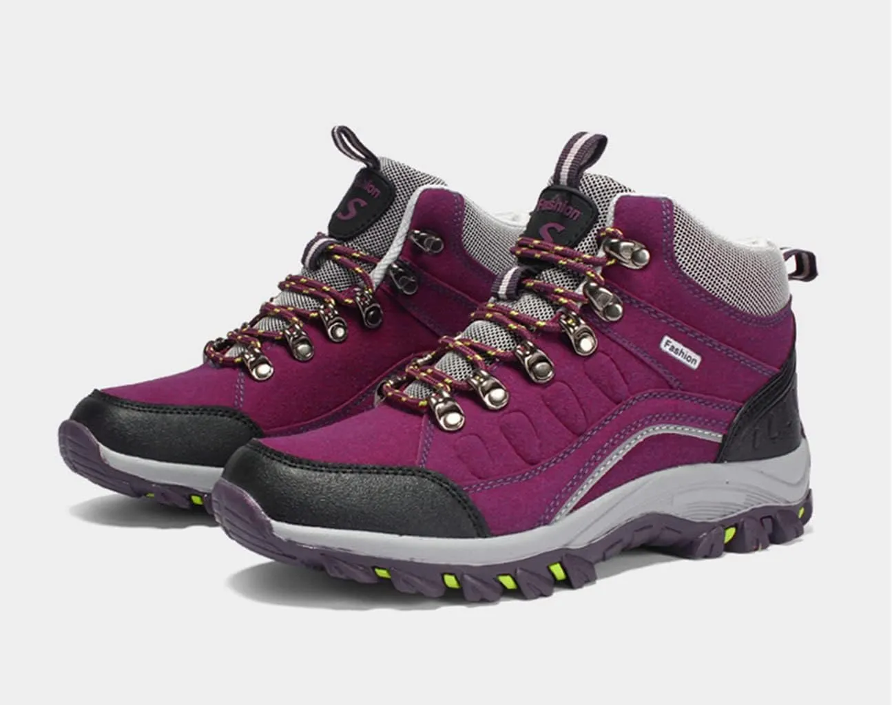 Women's Hiking Shoes Breathable Anti Slip Outdoor Ankle Boots Trekking Sneakers