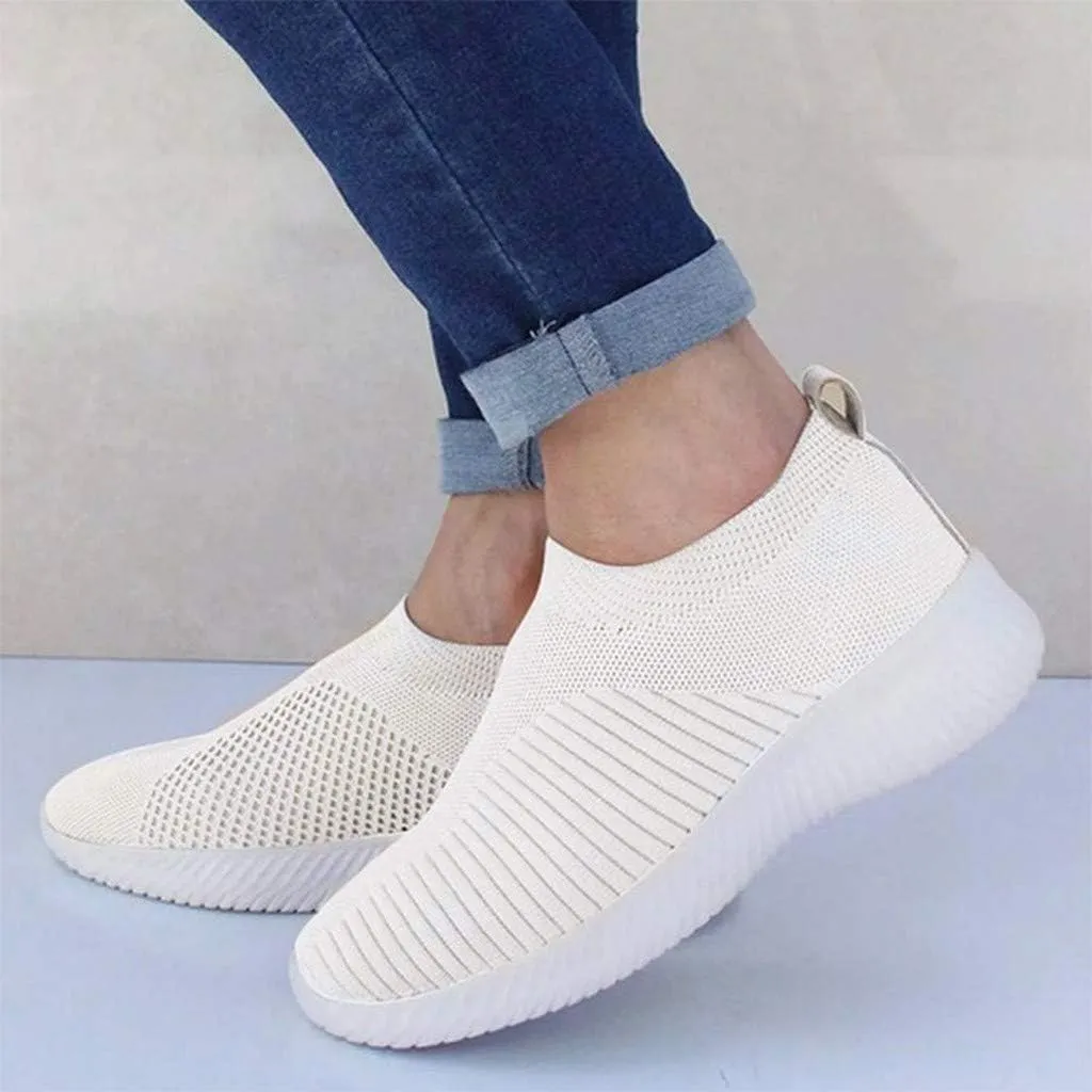 Women's Lightweight Slip On Walking Running Shoes Slip On Shoes Women Sports Casual Shoes for Fall Women's Fashion Sneakers Platform Tennis Shoe Trainers Shoe