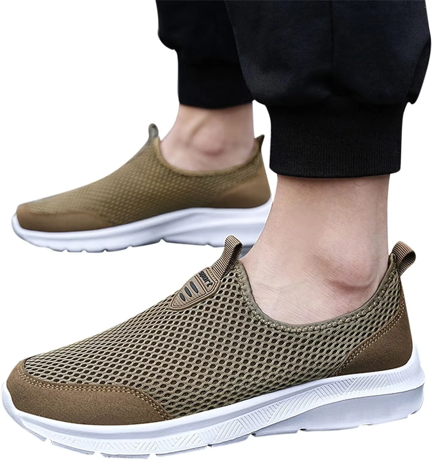 Women's Lightweight Slip On Walking Running Shoes Womens Tennis Shoes Jogging Casual Shoes for Fall Dress Sneakers Slip On Tennis Shoe Trainers Shoe