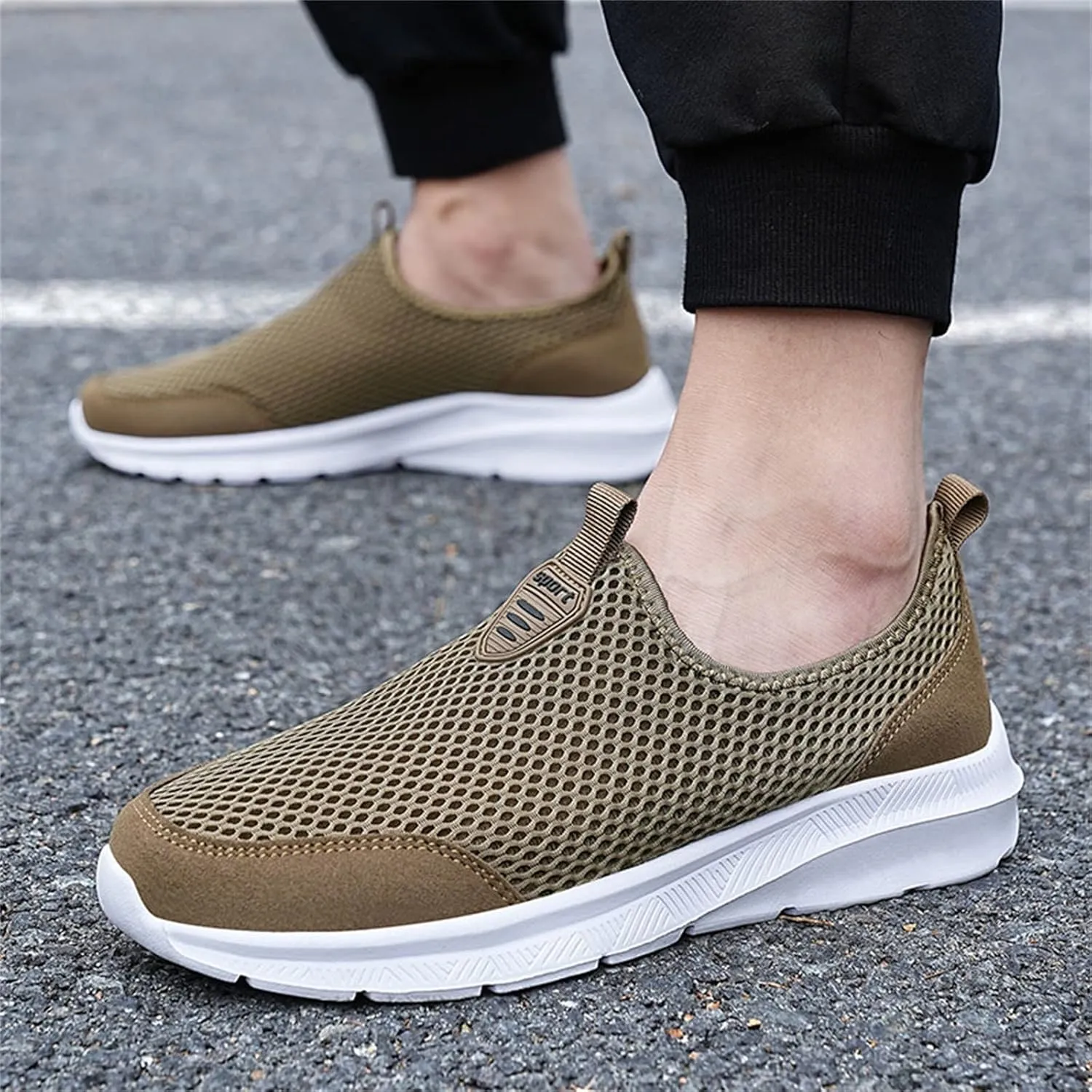 Women's Lightweight Slip On Walking Running Shoes Womens Tennis Shoes Jogging Casual Shoes for Fall Dress Sneakers Slip On Tennis Shoe Trainers Shoe