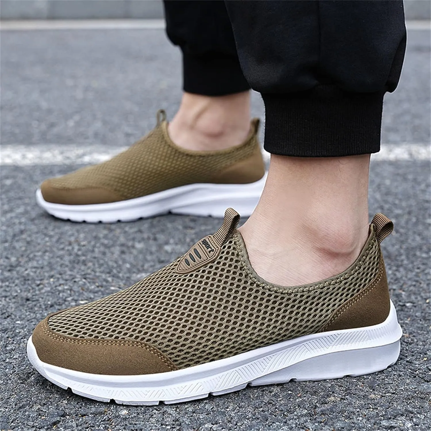 Women's Lightweight Slip On Walking Running Shoes Womens Tennis Shoes Jogging Casual Shoes for Fall Dress Sneakers Slip On Tennis Shoe Trainers Shoe