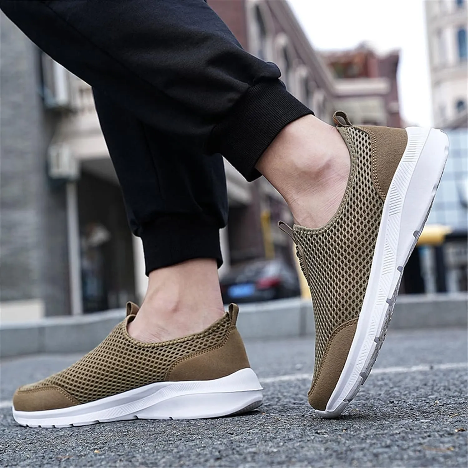 Women's Lightweight Slip On Walking Running Shoes Womens Tennis Shoes Jogging Casual Shoes for Fall Dress Sneakers Slip On Tennis Shoe Trainers Shoe