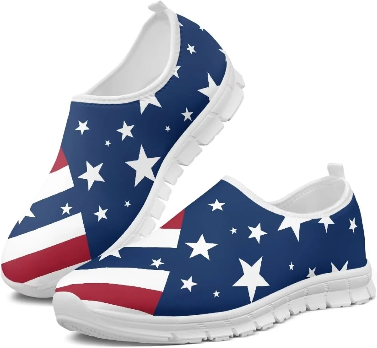 Women’s Outdoor Cycling Canvas Shoes Low Top Fashion Sneakers Slip on Walking Shoe（White Sole）