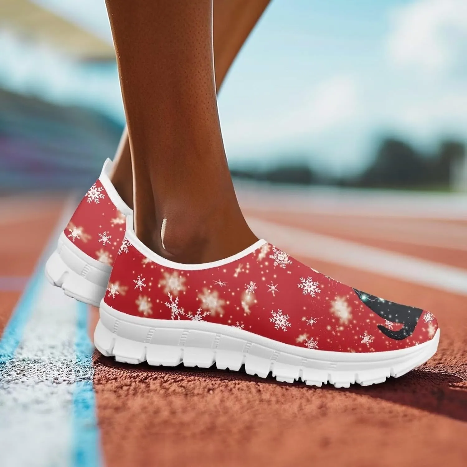 Women’s Outdoor Cycling Canvas Shoes Low Top Fashion Sneakers Slip on Walking Shoe（White Sole）