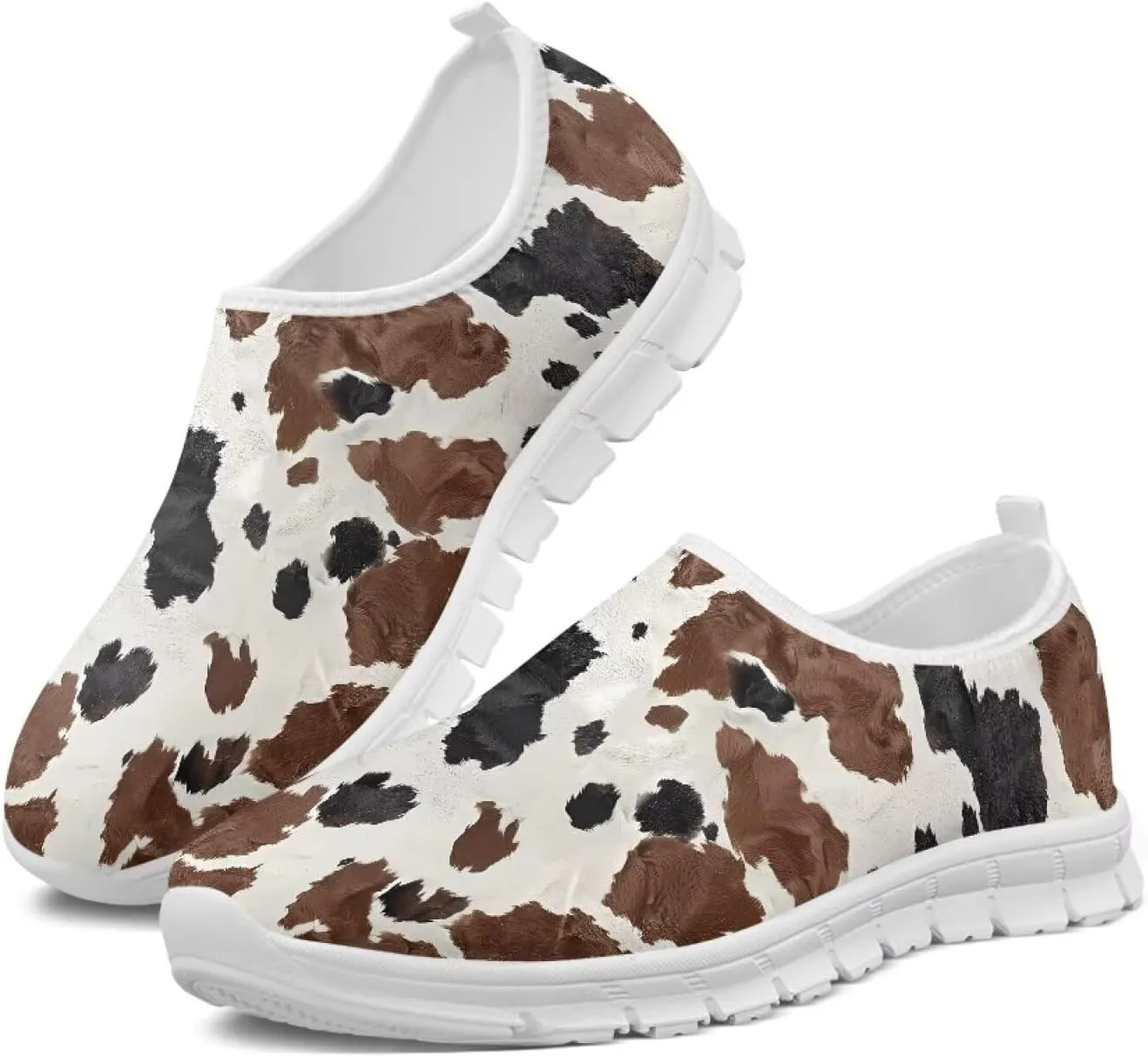 Women’s Outdoor Cycling Canvas Shoes Low Top Fashion Sneakers Slip on Walking Shoe（White Sole）