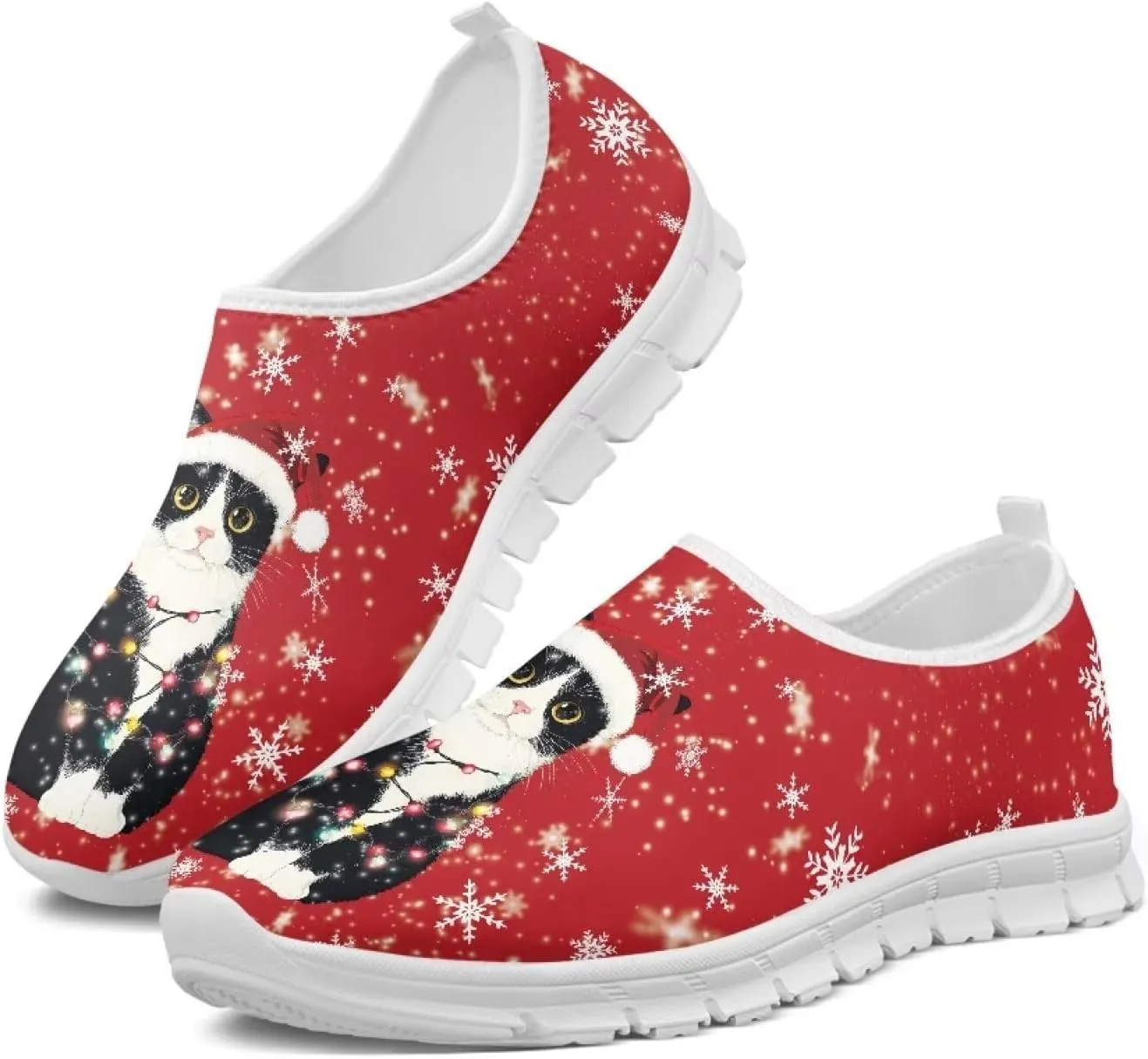 Women’s Outdoor Cycling Canvas Shoes Low Top Fashion Sneakers Slip on Walking Shoe（White Sole）