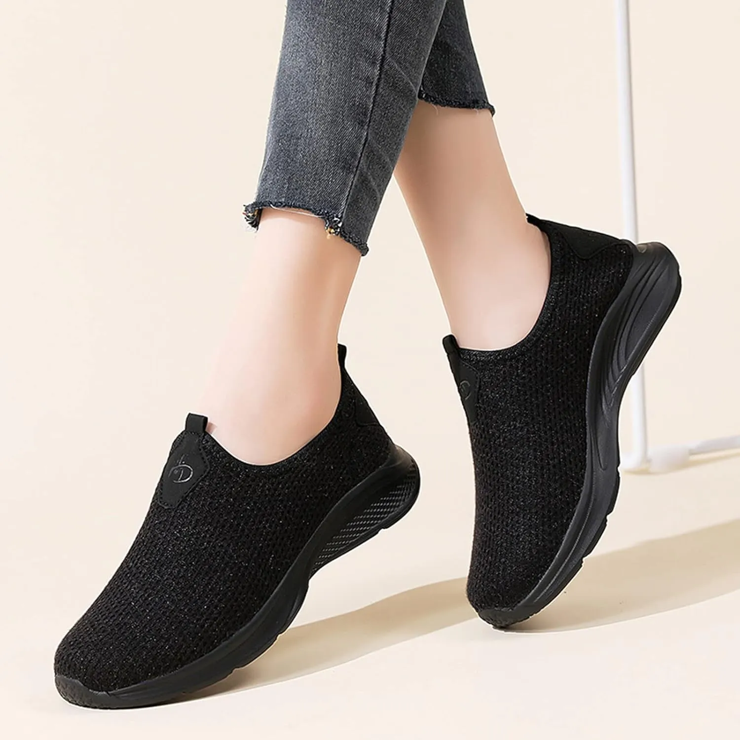 Womens Running Shoes Slip-on Walking Sneakers Womens Running Shoes Food Service Casual Tennis Shoes Men Shoes Sneakers Red Tennis Shoe Loafers Casual Slip On