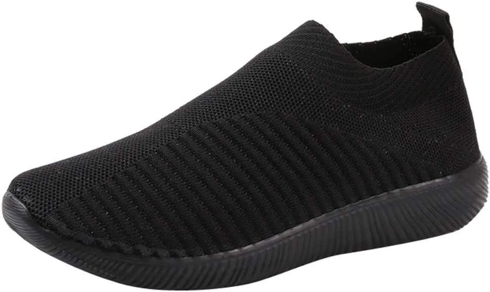 Womens Running Shoes Slip-on Walking Sneakers Womens Running Shoes Wide Width Shoes Dressy Casual Walking Sneakers Tennis Shoe Loafers Casual Slip On
