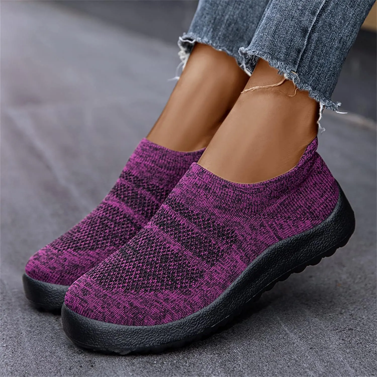 Women's Slip-on Shoes Wide Width Sneakers Hands Free Running Shoes for Women Boots Ladies Casual Shoes Dress Sneakers Brown Tennis Shoe Loafers Shoe