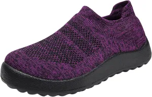 Women's Slip-on Shoes Wide Width Sneakers Hands Free Running Shoes for Women Boots Ladies Casual Shoes Dress Sneakers Brown Tennis Shoe Loafers Shoe