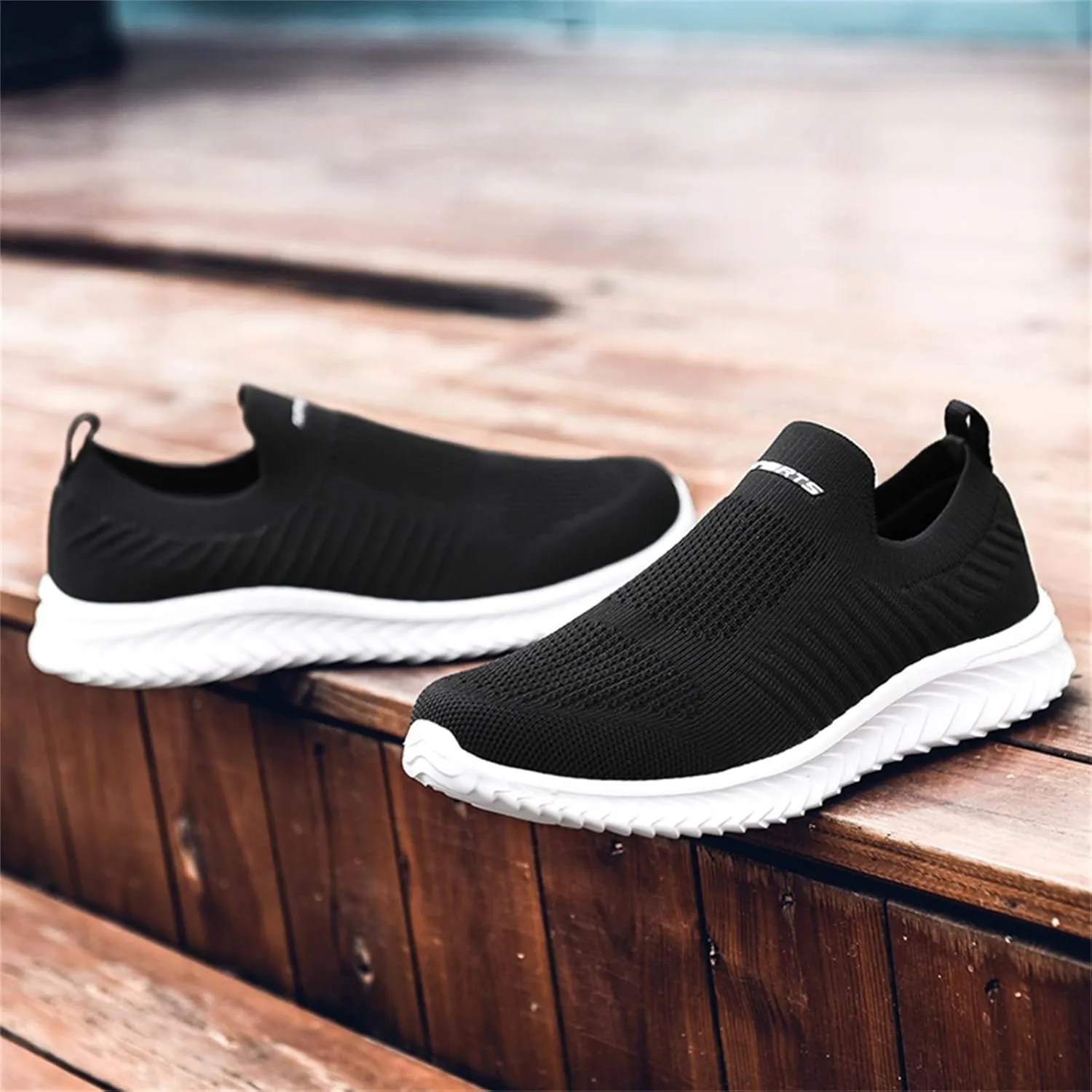 Womens Slip On Walking Shoes Non Slip Running Shoes Running Shoes for Women Arch Support Ladies Shoes Casual White Sneakers Brown Tennis Shoe Cross Trainer Shoe