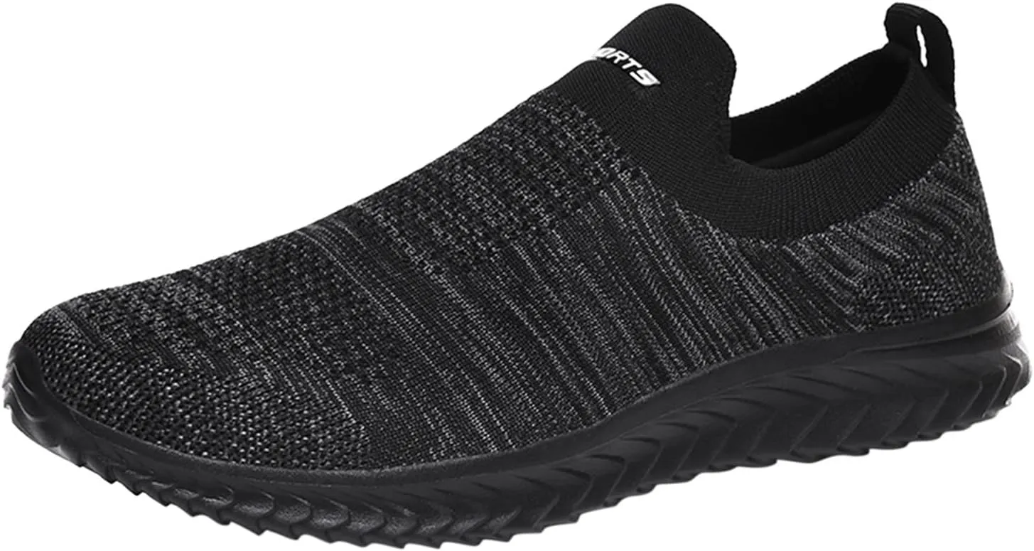 Womens Slip On Walking Shoes Non Slip Running Shoes Running Shoes for Women Arch Support Ladies Shoes Casual White Sneakers Brown Tennis Shoe Cross Trainer Shoe