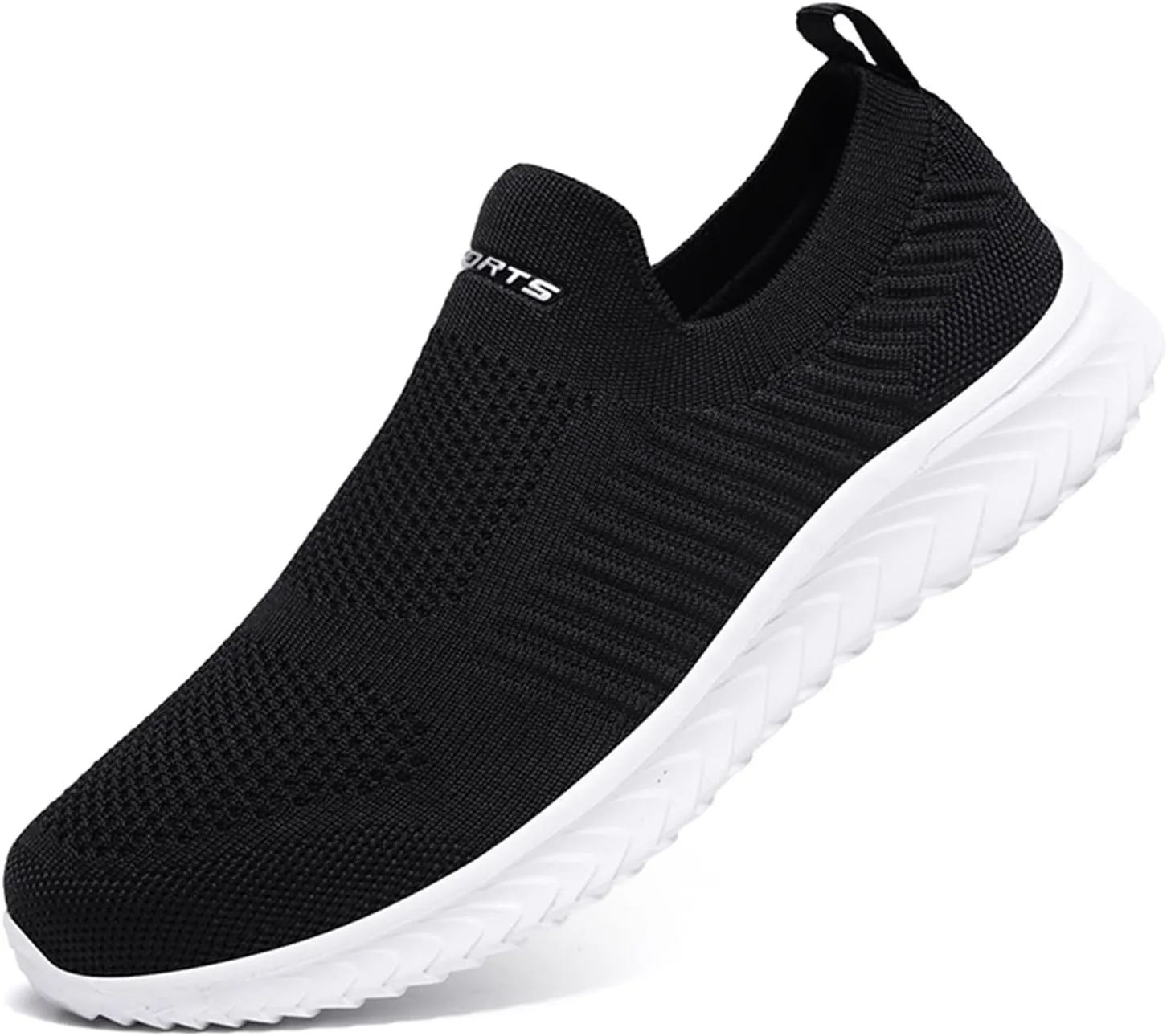 Womens Slip On Walking Shoes Non Slip Running Shoes Running Shoes for Women Arch Support Ladies Shoes Casual White Sneakers Brown Tennis Shoe Cross Trainer Shoe