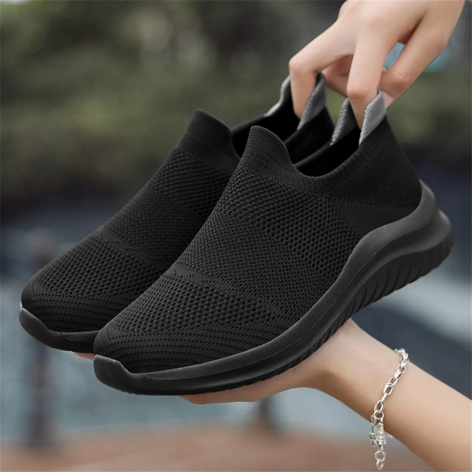 Womens Slip On Walking Shoes Non Slip Running Shoes Womens Tennis Shoes High Top Men Shoes Casual Women's Fashion Sneakers Tennis Shoe Loafers Shoe