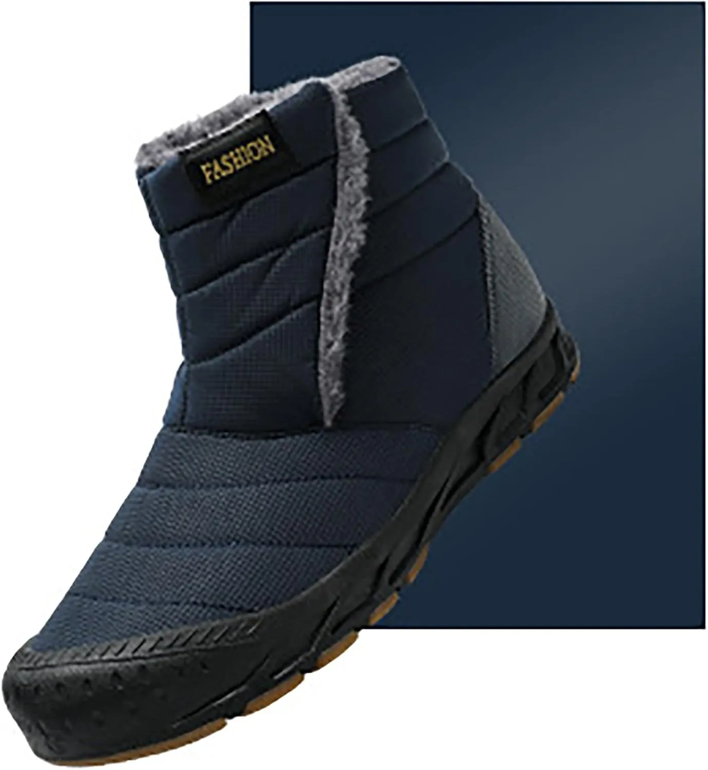 Womens Snow Boots Winter Shoes Slip On Ankle Booties Anti-Slip Water-proof Fleece Lined Outdoor Sneakers Casual Fashion Women Autumn Winter Dress Shoes Comfy Warm Walking Hiking Shoes