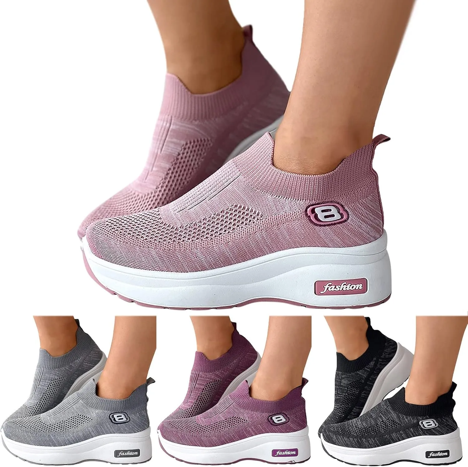 Womens White High Top Sneakers Walking Shoes for Women with Arch Support and Comfort Womens Casual Shoes Black Lace Up Black Wedge Sneakers for Women 2023 Walking Shoes Women Wide Width
