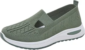 Women's Woven Orthopedic Breathable Soft Shoes Mens Running Shoes Mesh Casual Slip On Shoes Men Shoes Sneakers Platform Tennis Shoe Cross Trainer Shoe