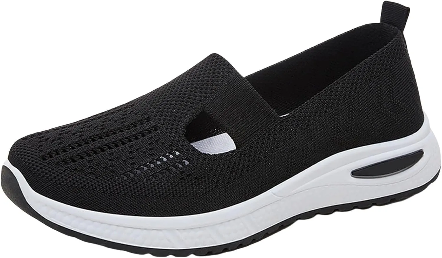 Women's Woven Orthopedic Breathable Soft Shoes Slip On Shoes Women Flat Feet Business Casual Shoes Dress Sneakers Red Tennis Shoe Loafers Casual Slip On