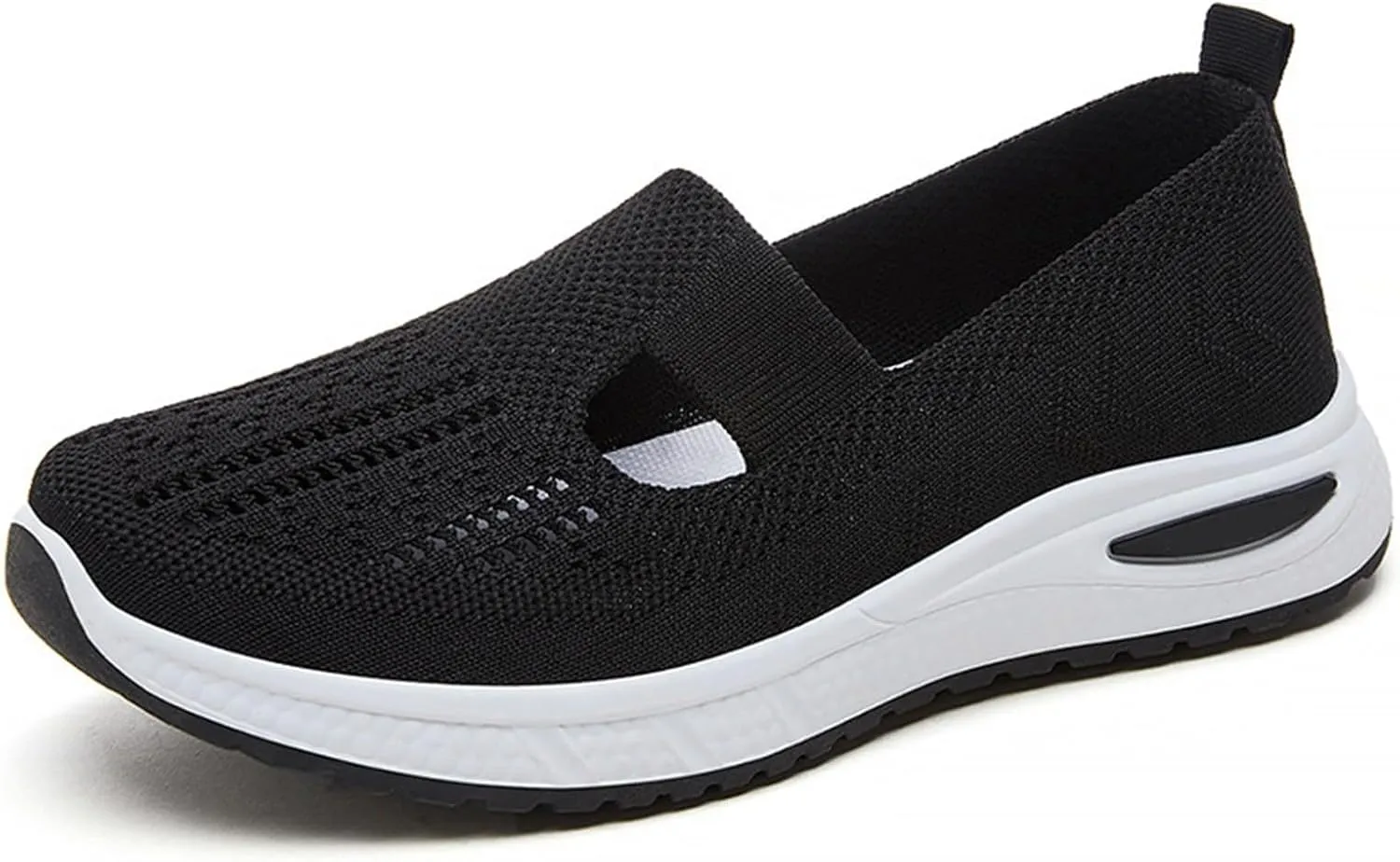 Women's Woven Orthopedic Breathable Soft Shoes Slip On Shoes Women Flat Feet Business Casual Shoes Dress Sneakers Red Tennis Shoe Loafers Casual Slip On